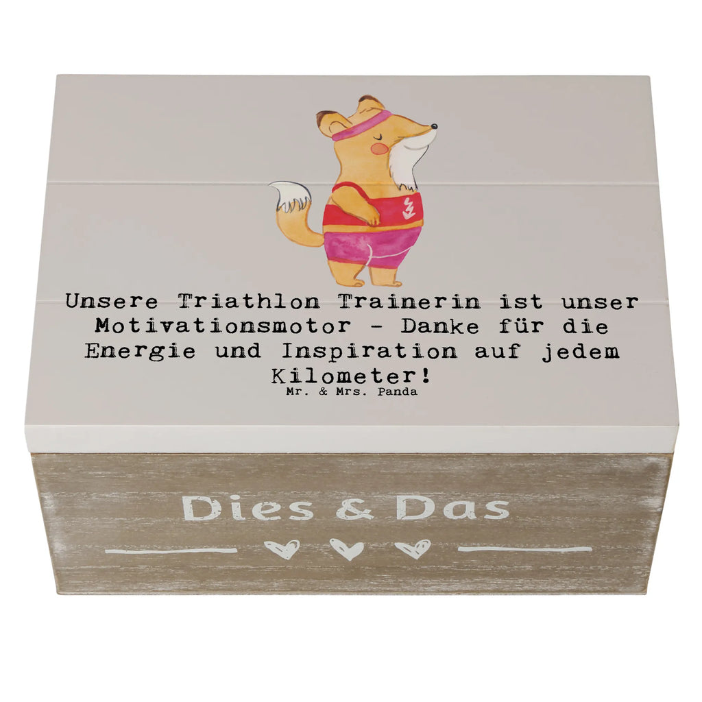 Holzkiste Triathlon Trainerin XXL, Schatzkiste, Schatulle, Truhe, Geschenkdose, Kiste, Dekokiste, Erinnerungsbox, Holzkiste, Aufbewahrungsbox, Erinnerungskiste, Geschenkbox, Geschenk, Sport, Sportart, Hobby, Schenken, Danke, Dankeschön, Auszeichnung, Gewinn, Sportler