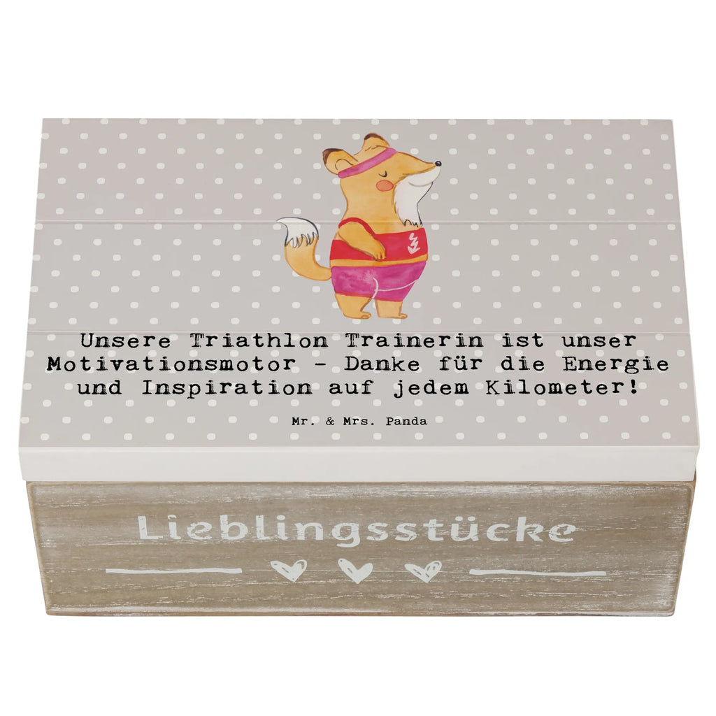 Holzkiste Triathlon Trainerin XXL, Schatzkiste, Schatulle, Truhe, Geschenkdose, Kiste, Dekokiste, Erinnerungsbox, Holzkiste, Aufbewahrungsbox, Erinnerungskiste, Geschenkbox, Geschenk, Sport, Sportart, Hobby, Schenken, Danke, Dankeschön, Auszeichnung, Gewinn, Sportler