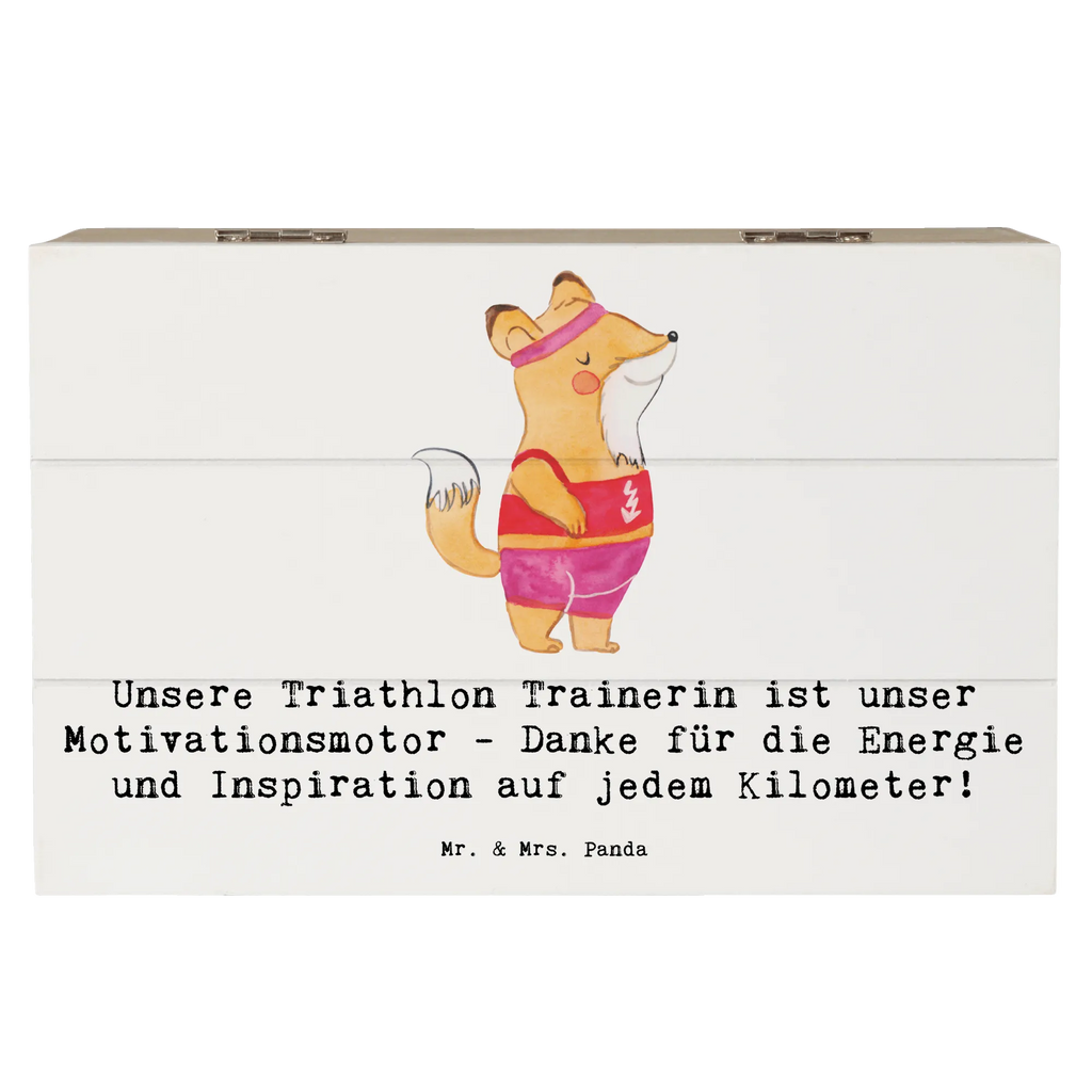 Holzkiste Triathlon Trainerin XXL, Schatzkiste, Schatulle, Truhe, Geschenkdose, Kiste, Dekokiste, Erinnerungsbox, Holzkiste, Aufbewahrungsbox, Erinnerungskiste, Geschenkbox, Geschenk, Sport, Sportart, Hobby, Schenken, Danke, Dankeschön, Auszeichnung, Gewinn, Sportler