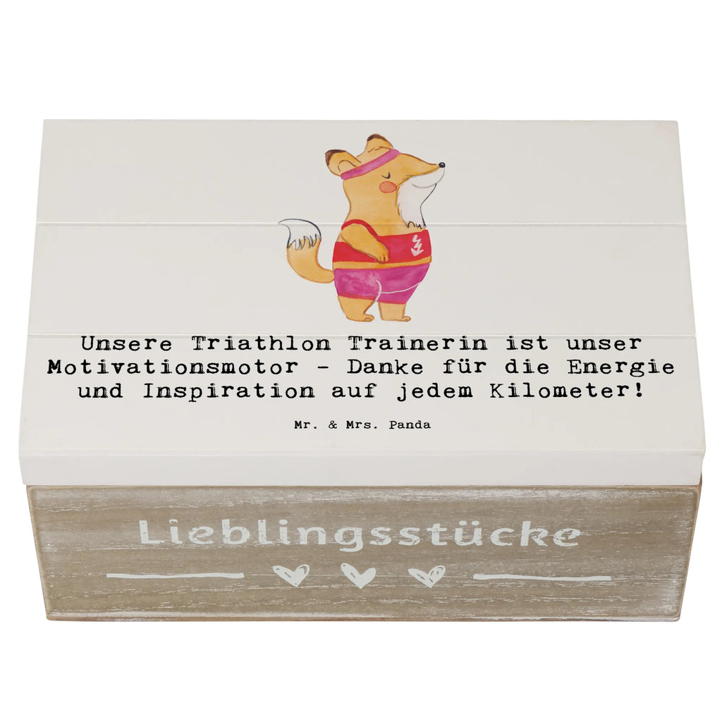 Holzkiste Triathlon Trainerin XXL, Schatzkiste, Schatulle, Truhe, Geschenkdose, Kiste, Dekokiste, Erinnerungsbox, Holzkiste, Aufbewahrungsbox, Erinnerungskiste, Geschenkbox, Geschenk, Sport, Sportart, Hobby, Schenken, Danke, Dankeschön, Auszeichnung, Gewinn, Sportler