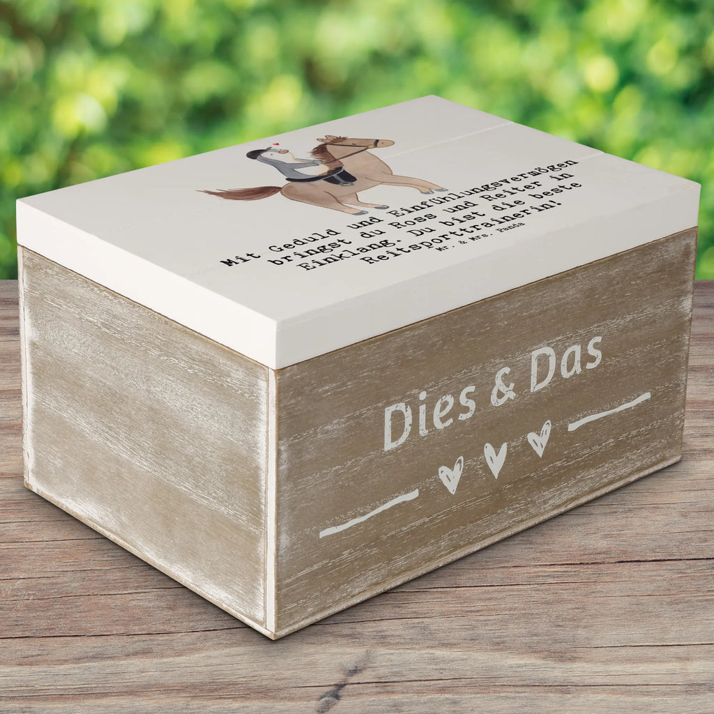 Holzkiste Reitsport Trainerin Harmonie Geschenkbox, Geschenkdose, Schatzkiste, Schatulle, Truhe, Dekokiste, Erinnerungskiste, Erinnerungsbox, XXL, Aufbewahrungsbox, Kiste, Holzkiste, Geschenk, Sport, Sportart, Hobby, Schenken, Danke, Dankeschön, Auszeichnung, Gewinn, Sportler