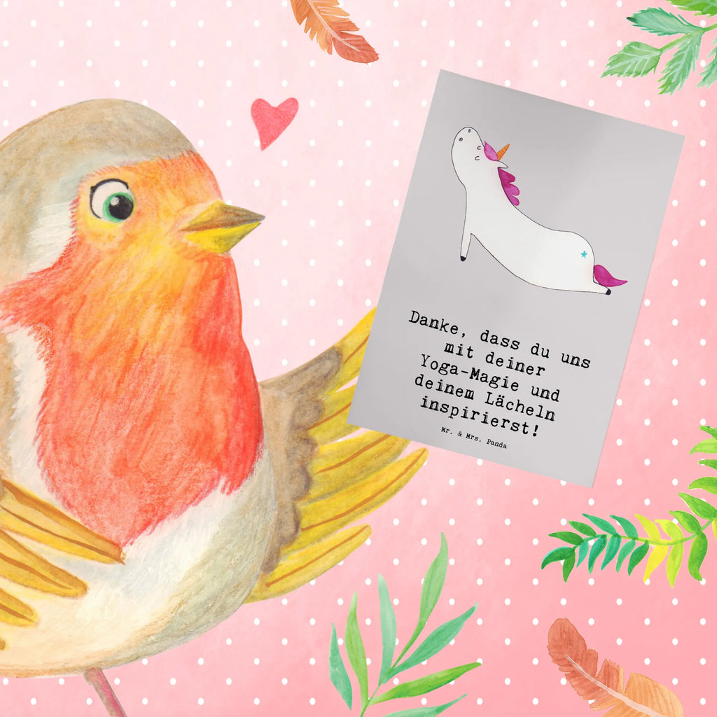 Greetings card Danke, dass du uns mit deiner Yoga-Magie und deinem Lächeln inspirierst! Ansichtskarten, Karte, Hochzeitskarte, Grußkarte, Einladungskarte, Klappkarte, Glückwunschkarte, Geburtstagskarte, Geschenk, Sport, Sportart, Hobby, Schenken, Danke, Dankeschön, Auszeichnung, Gewinn, Sportler