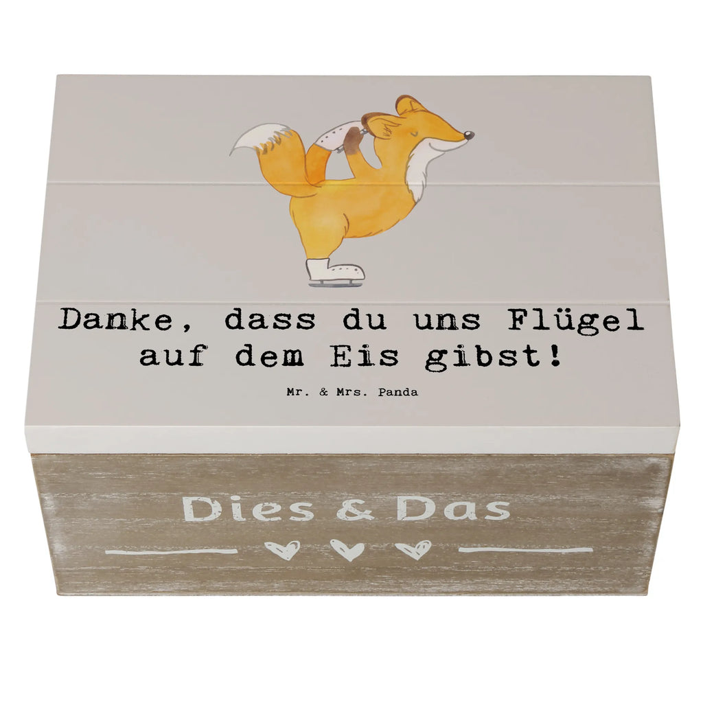 Holzkiste Eiskunstlauf Trainerin Danke Geschenkdose, Holzkiste, Erinnerungskiste, Aufbewahrungsbox, Dekokiste, Schatulle, XXL, Geschenkbox, Schatzkiste, Erinnerungsbox, Kiste, Truhe, Geschenk, Sport, Sportart, Hobby, Schenken, Danke, Dankeschön, Auszeichnung, Gewinn, Sportler