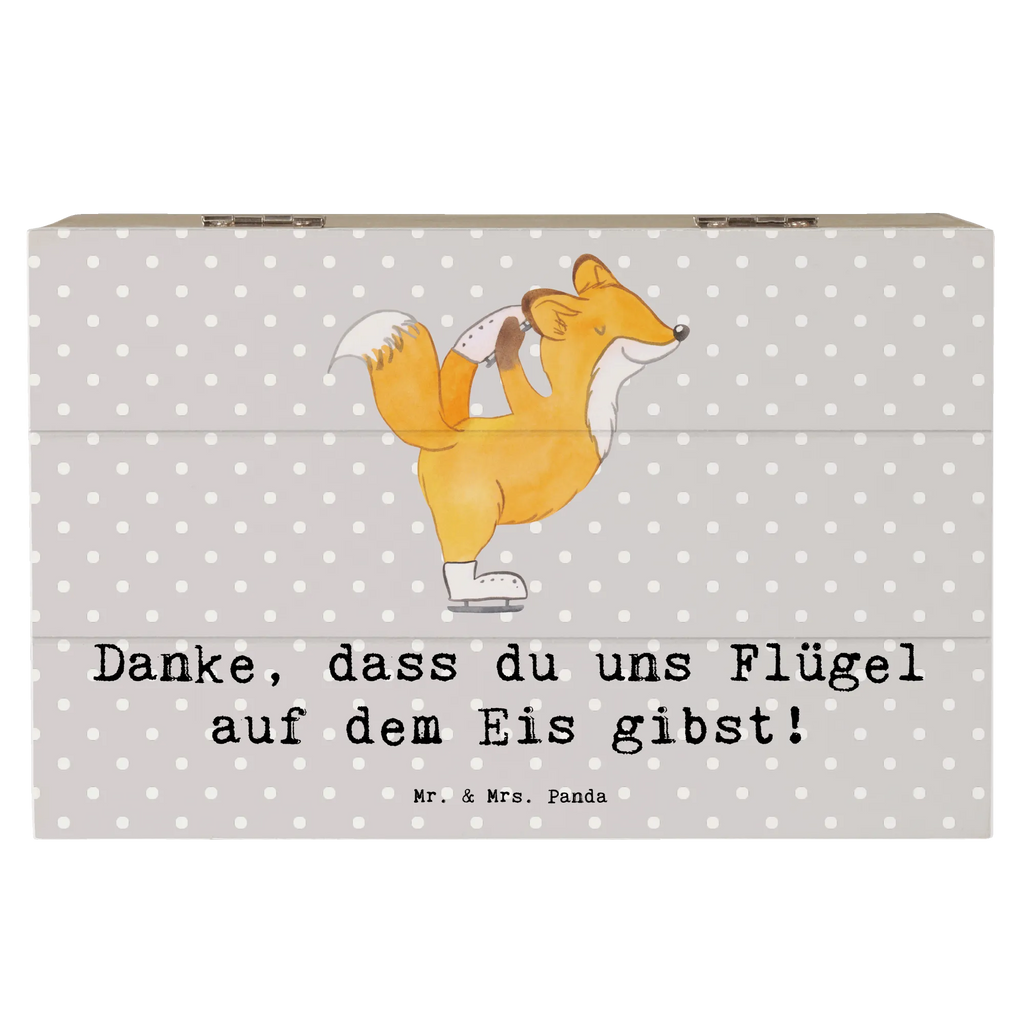 Holzkiste Eiskunstlauf Trainerin Danke Geschenkdose, Holzkiste, Erinnerungskiste, Aufbewahrungsbox, Dekokiste, Schatulle, XXL, Geschenkbox, Schatzkiste, Erinnerungsbox, Kiste, Truhe, Geschenk, Sport, Sportart, Hobby, Schenken, Danke, Dankeschön, Auszeichnung, Gewinn, Sportler