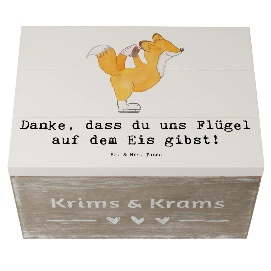 Holzkiste Eiskunstlauf Trainerin Danke Geschenkdose, Holzkiste, Erinnerungskiste, Aufbewahrungsbox, Dekokiste, Schatulle, XXL, Geschenkbox, Schatzkiste, Erinnerungsbox, Kiste, Truhe, Geschenk, Sport, Sportart, Hobby, Schenken, Danke, Dankeschön, Auszeichnung, Gewinn, Sportler