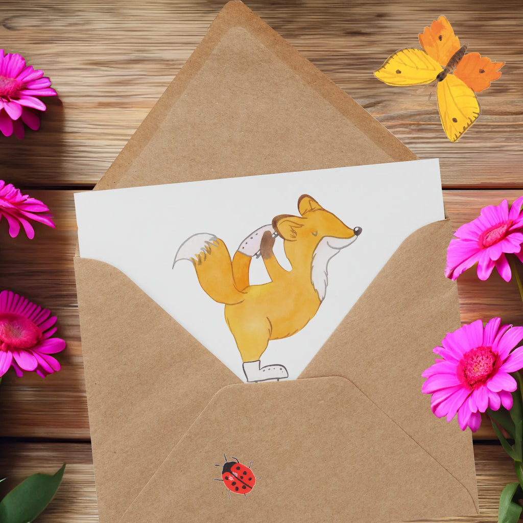 Deluxe Card Mit Geduld und Eis gehärtet - Danke, dass du uns beibringst, auf Schlittschuhen zu tanzen! Geburtstagskarte, Karte, Hochzeitskarte, Grußkarte, Einladungskarte, Hochwertige Grußkarte, Klappkarte, Hochwertige Klappkarte, Glückwunschkarte, Geschenk, Sport, Sportart, Hobby, Schenken, Danke, Dankeschön, Auszeichnung, Gewinn, Sportler