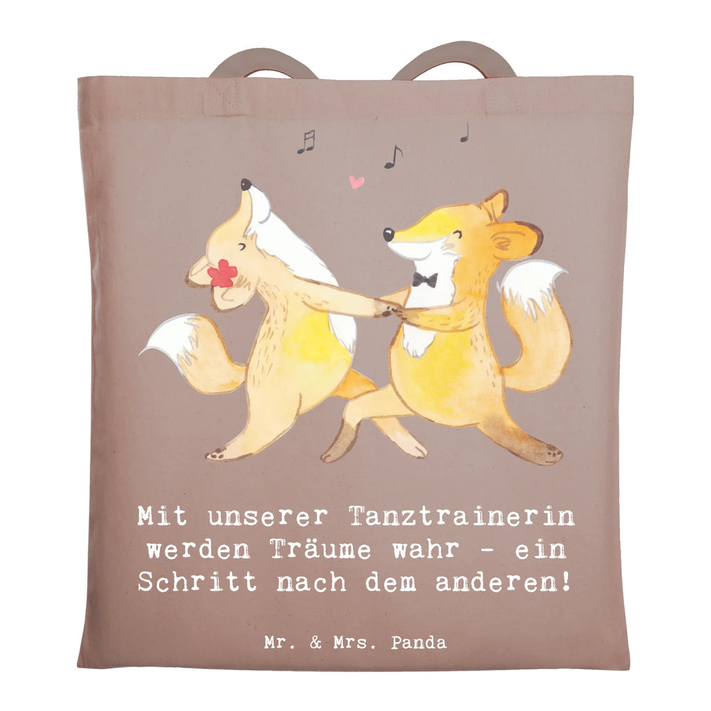 Tragetasche Tanzen Trainerin Jutebeutel, Einkaufstasche, Stofftasche, Badetasche, Strandtasche, Einkaufstüte, Laptoptasche, Tragetasche, Stoffbeutel, Schultertasche, Tasche, Jutetasche, Umhängetasche, Shopper, Beutel, Beuteltasche, Geschenk, Sport, Sportart, Hobby, Schenken, Danke, Dankeschön, Auszeichnung, Gewinn, Sportler