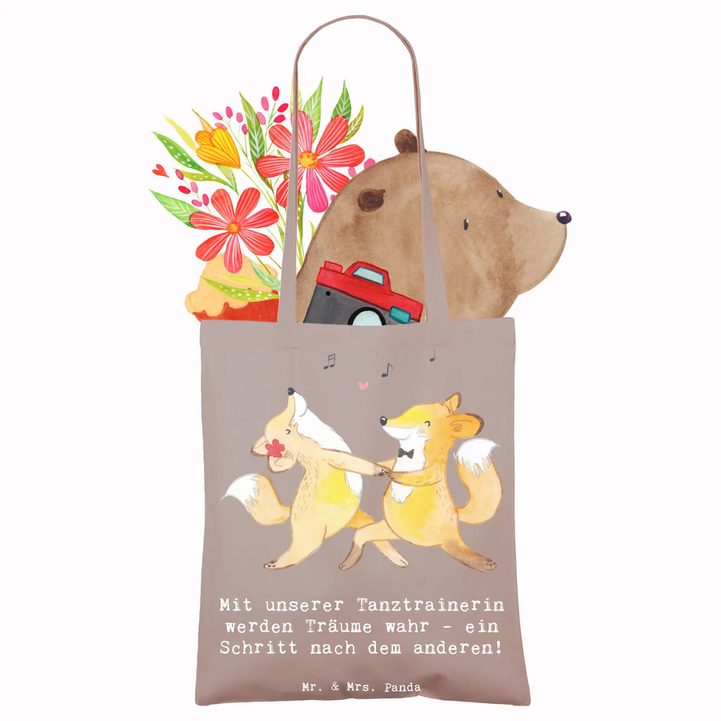 Tragetasche Tanzen Trainerin Jutebeutel, Einkaufstasche, Stofftasche, Badetasche, Strandtasche, Einkaufstüte, Laptoptasche, Tragetasche, Stoffbeutel, Schultertasche, Tasche, Jutetasche, Umhängetasche, Shopper, Beutel, Beuteltasche, Geschenk, Sport, Sportart, Hobby, Schenken, Danke, Dankeschön, Auszeichnung, Gewinn, Sportler