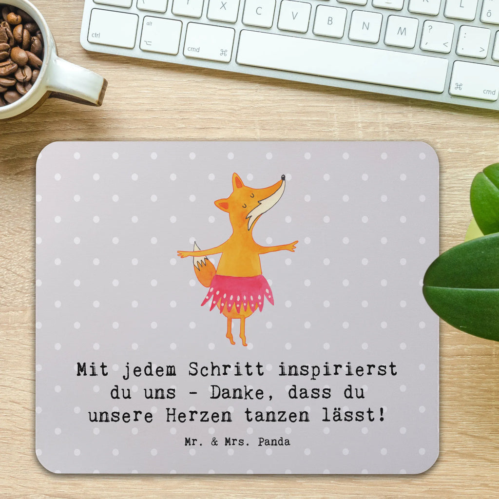 Mouse mat Mit jedem Schritt inspirierst du uns - Danke, dass du unsere Herzen tanzen lässt! Computer zubehör, Mauspad, Mousepad, PC Zubehör, Designer Mauspad, Einzigartiges Mauspad, Büroausstattung, Arbeitszimmer, Mauspad Büro, Mausunterlage, Geschenk, Sport, Sportart, Hobby, Schenken, Danke, Dankeschön, Auszeichnung, Gewinn, Sportler