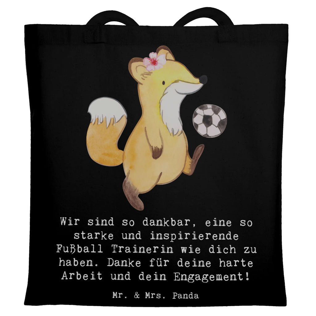 Tote bag Wir sind so dankbar, eine so starke und inspirierende Fußball Trainerin wie dich zu haben. Danke für deine harte Arbeit und dein Engagement! Strandtasche, Jutetasche, Stofftasche, Badetasche, Beutel, Einkaufstasche, Stoffbeutel, Jutebeutel, Beuteltasche, Umhängetasche, Einkaufstüte, Tasche, Laptoptasche, Shopper, Schultertasche, Tragetasche, Geschenk, Sport, Sportart, Hobby, Schenken, Danke, Dankeschön, Auszeichnung, Gewinn, Sportler