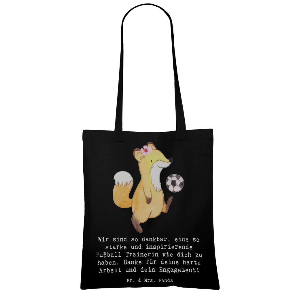 Tote bag Wir sind so dankbar, eine so starke und inspirierende Fußball Trainerin wie dich zu haben. Danke für deine harte Arbeit und dein Engagement! Strandtasche, Jutetasche, Stofftasche, Badetasche, Beutel, Einkaufstasche, Stoffbeutel, Jutebeutel, Beuteltasche, Umhängetasche, Einkaufstüte, Tasche, Laptoptasche, Shopper, Schultertasche, Tragetasche, Geschenk, Sport, Sportart, Hobby, Schenken, Danke, Dankeschön, Auszeichnung, Gewinn, Sportler