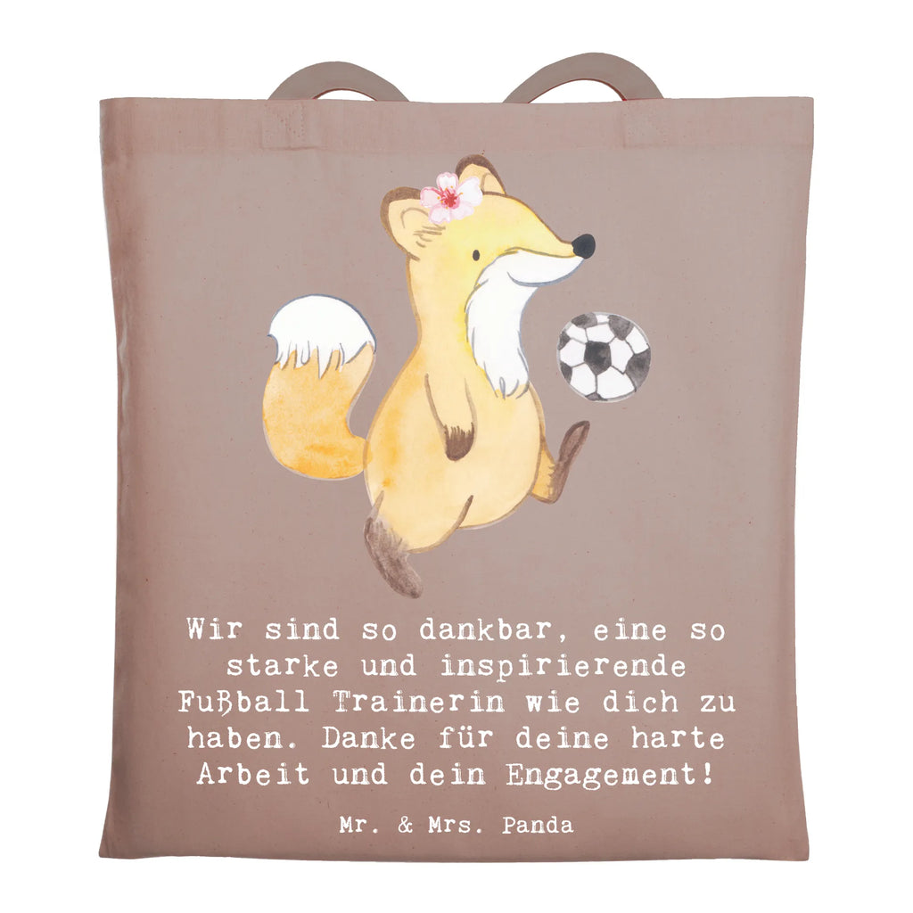 Tote bag Wir sind so dankbar, eine so starke und inspirierende Fußball Trainerin wie dich zu haben. Danke für deine harte Arbeit und dein Engagement! Strandtasche, Jutetasche, Stofftasche, Badetasche, Beutel, Einkaufstasche, Stoffbeutel, Jutebeutel, Beuteltasche, Umhängetasche, Einkaufstüte, Tasche, Laptoptasche, Shopper, Schultertasche, Tragetasche, Geschenk, Sport, Sportart, Hobby, Schenken, Danke, Dankeschön, Auszeichnung, Gewinn, Sportler
