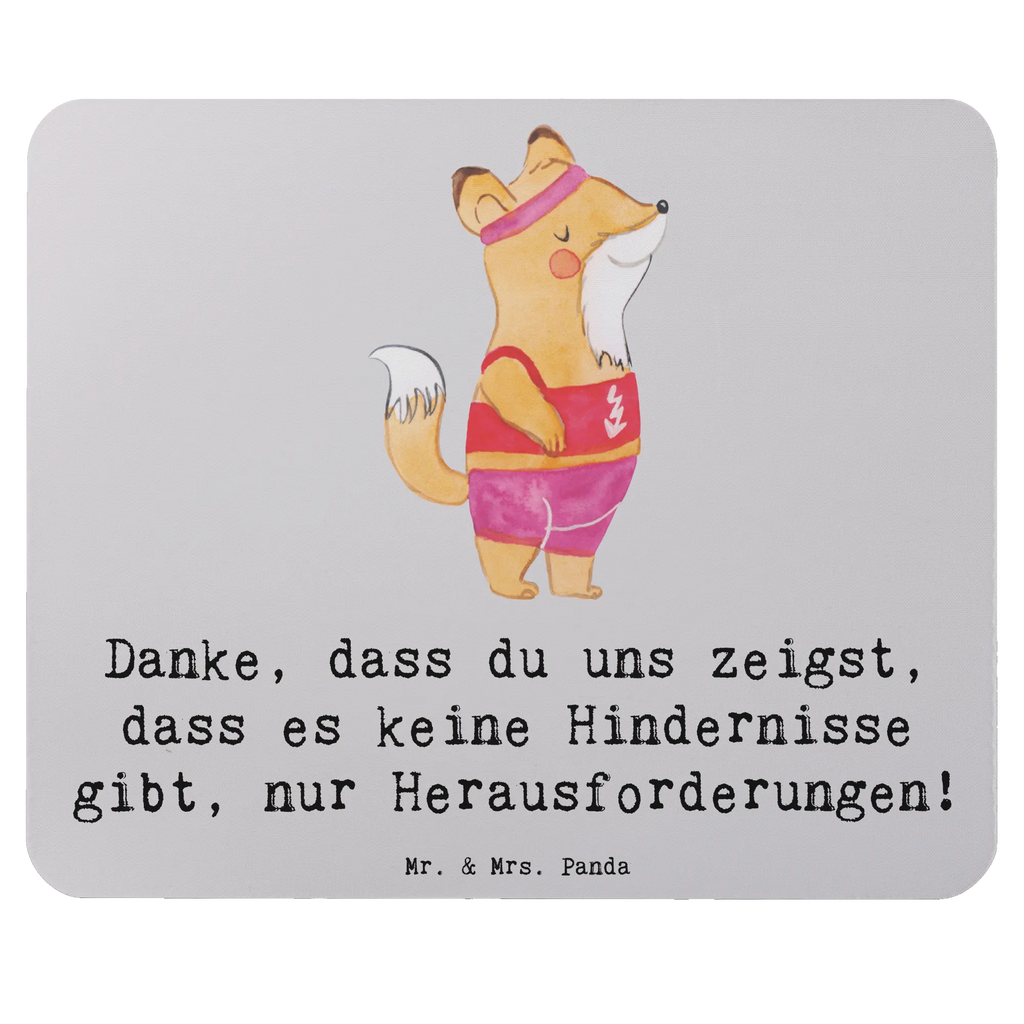 Mouse mat Danke, dass du uns zeigst, dass es keine Hindernisse gibt, nur Herausforderungen! Arbeitszimmer, Mauspad, Einzigartiges Mauspad, Designer Mauspad, PC Zubehör, Büroausstattung, Mauspad Büro, Mausunterlage, Computer zubehör, Mousepad, Geschenk, Sport, Sportart, Hobby, Schenken, Danke, Dankeschön, Auszeichnung, Gewinn, Sportler