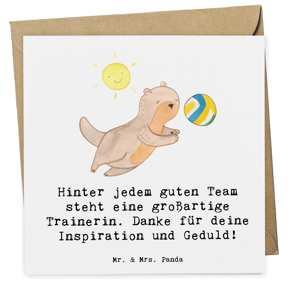 Deluxe Karte Volleyball Trainerin Glückwunschkarte, Geburtstagskarte, Grußkarte, Klappkarte, Einladungskarte, Hochwertige Grußkarte, Karte, Hochzeitskarte, Hochwertige Klappkarte, Geschenk, Sport, Sportart, Hobby, Schenken, Danke, Dankeschön, Auszeichnung, Gewinn, Sportler