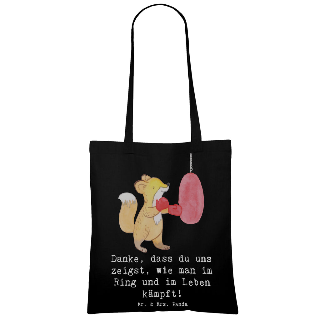Tote bag Danke, dass du uns zeigst, wie man im Ring und im Leben kämpft! Strandtasche, Jutebeutel, Badetasche, Umhängetasche, Laptoptasche, Jutetasche, Beutel, Beuteltasche, Stoffbeutel, Stofftasche, Shopper, Einkaufstasche, Tasche, Schultertasche, Tragetasche, Einkaufstüte, Geschenk, Sport, Sportart, Hobby, Schenken, Danke, Dankeschön, Auszeichnung, Gewinn, Sportler