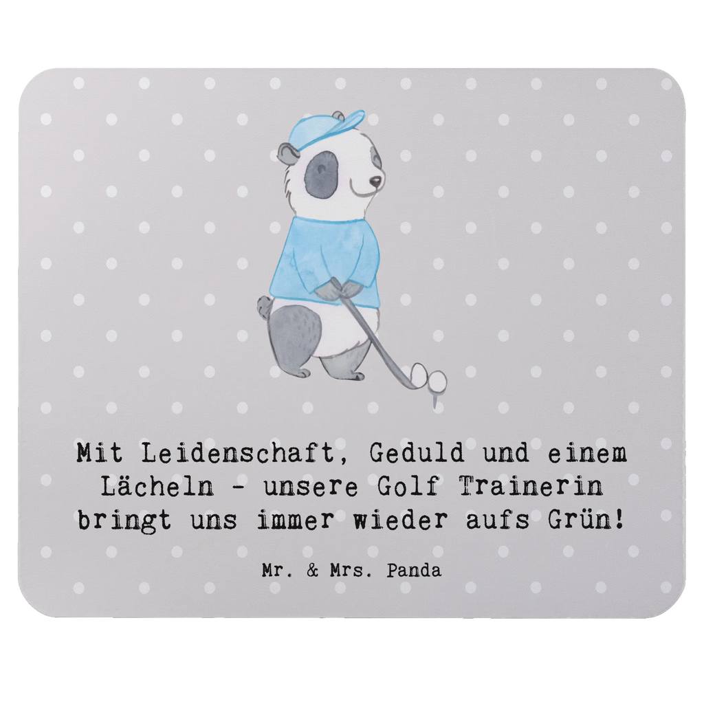 Mouse mat Mit Leidenschaft, Geduld und einem Lächeln - unsere Golf Trainerin bringt uns immer wieder aufs Grün! Büroausstattung, Mousepad, Mausunterlage, Mauspad, Computer zubehör, Designer Mauspad, Arbeitszimmer, PC Zubehör, Mauspad Büro, Einzigartiges Mauspad, Geschenk, Sport, Sportart, Hobby, Schenken, Danke, Dankeschön, Auszeichnung, Gewinn, Sportler