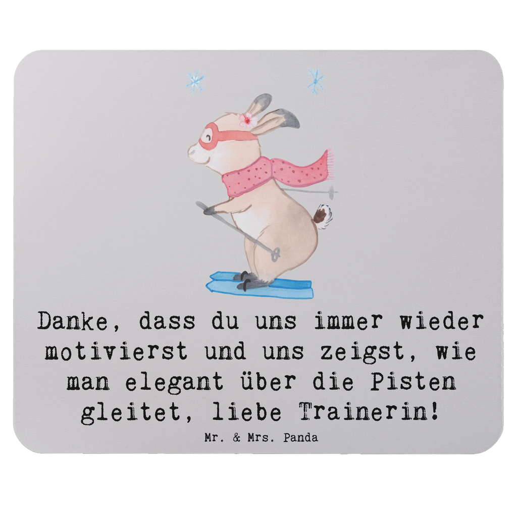 Mouse mat Danke, dass du uns immer wieder motivierst und uns zeigst, wie man elegant über die Pisten gleitet, liebe Trainerin! Büroausstattung, Designer Mauspad, Arbeitszimmer, Mousepad, PC Zubehör, Mauspad, Mauspad Büro, Einzigartiges Mauspad, Mausunterlage, Computer zubehör, Geschenk, Sport, Sportart, Hobby, Schenken, Danke, Dankeschön, Auszeichnung, Gewinn, Sportler