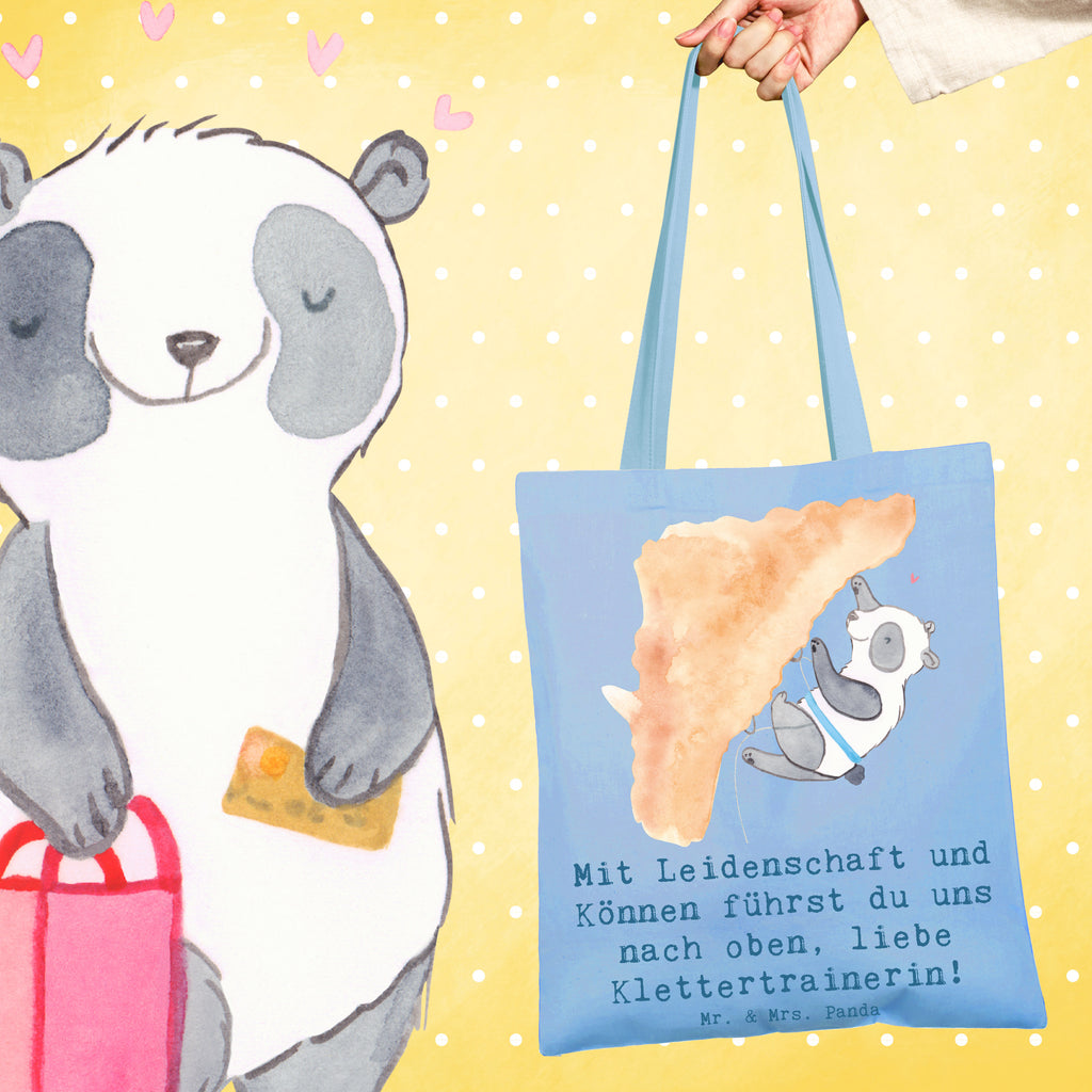 Tragetasche Klettern Trainerin Einkaufstasche, Umhängetasche, Stoffbeutel, Jutebeutel, Strandtasche, Tasche, Beuteltasche, Jutetasche, Laptoptasche, Einkaufstüte, Shopper, Badetasche, Stofftasche, Tragetasche, Schultertasche, Beutel, Geschenk, Sport, Sportart, Hobby, Schenken, Danke, Dankeschön, Auszeichnung, Gewinn, Sportler