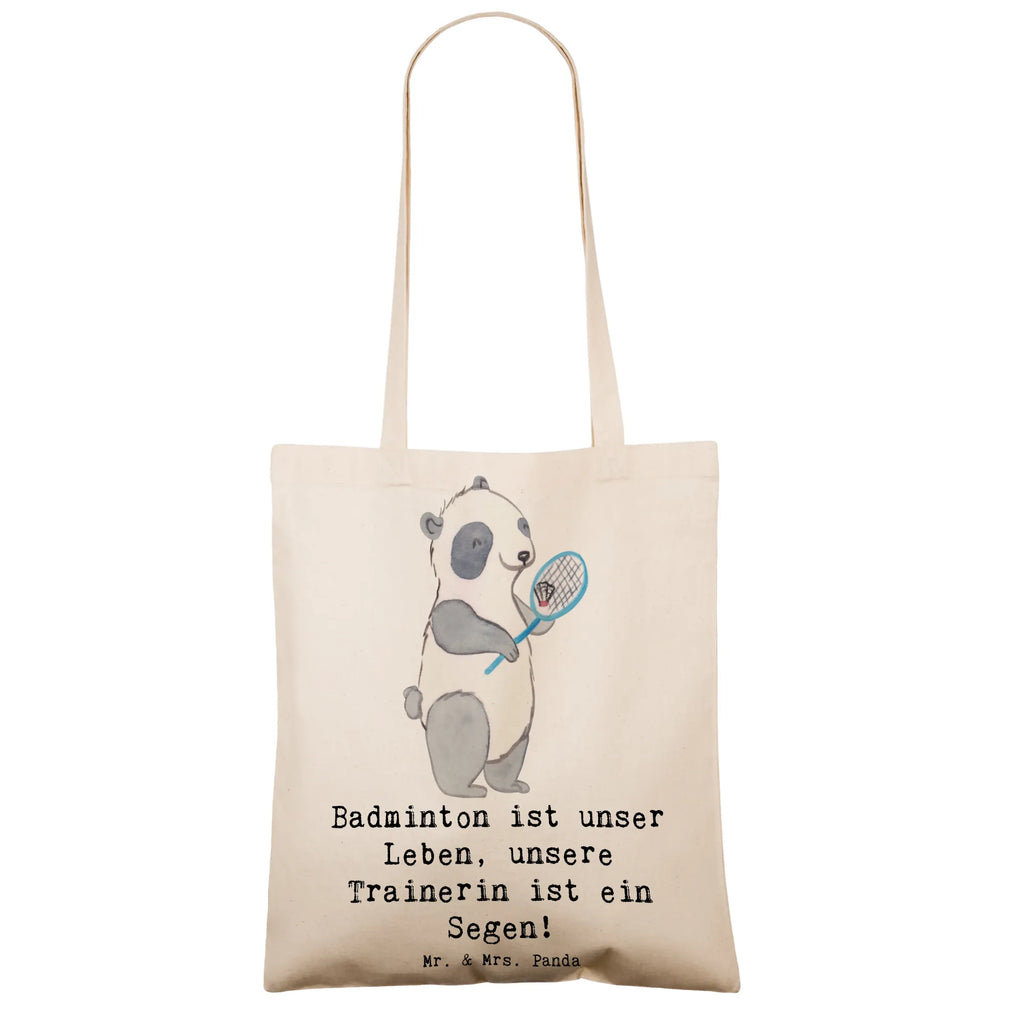 Tragetasche Badminton Trainerin Tasche, Tragetasche, Schultertasche, Beuteltasche, Stofftasche, Einkaufstüte, Shopper, Badetasche, Einkaufstasche, Beutel, Jutetasche, Jutebeutel, Laptoptasche, Strandtasche, Umhängetasche, Stoffbeutel, Geschenk, Sport, Sportart, Hobby, Schenken, Danke, Dankeschön, Auszeichnung, Gewinn, Sportler