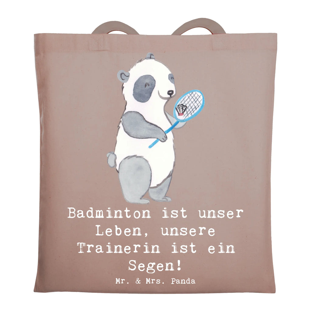 Tragetasche Badminton Trainerin Tasche, Tragetasche, Schultertasche, Beuteltasche, Stofftasche, Einkaufstüte, Shopper, Badetasche, Einkaufstasche, Beutel, Jutetasche, Jutebeutel, Laptoptasche, Strandtasche, Umhängetasche, Stoffbeutel, Geschenk, Sport, Sportart, Hobby, Schenken, Danke, Dankeschön, Auszeichnung, Gewinn, Sportler