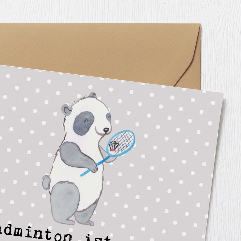 Deluxe Card Badminton ist unser Leben, unsere Trainerin ist ein Segen! Grußkarte, Einladungskarte, Karte, Hochwertige Grußkarte, Geburtstagskarte, Hochzeitskarte, Glückwunschkarte, Klappkarte, Hochwertige Klappkarte, Geschenk, Sport, Sportart, Hobby, Schenken, Danke, Dankeschön, Auszeichnung, Gewinn, Sportler