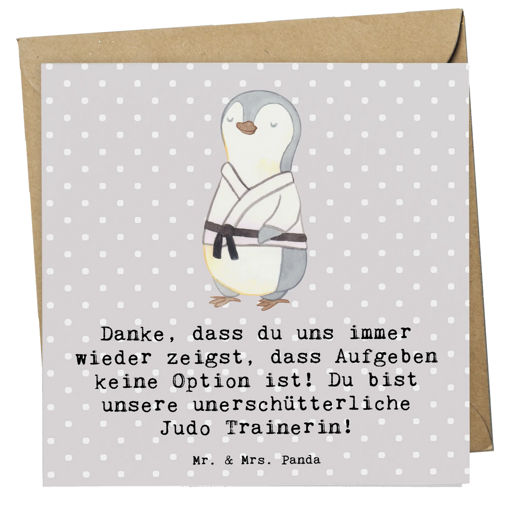 Deluxe Karte Unerschütterliche Judo Trainerin Klappkarte, Karte, Glückwunschkarte, Hochwertige Klappkarte, Hochzeitskarte, Grußkarte, Geburtstagskarte, Einladungskarte, Hochwertige Grußkarte, Geschenk, Sport, Sportart, Hobby, Schenken, Danke, Dankeschön, Auszeichnung, Gewinn, Sportler