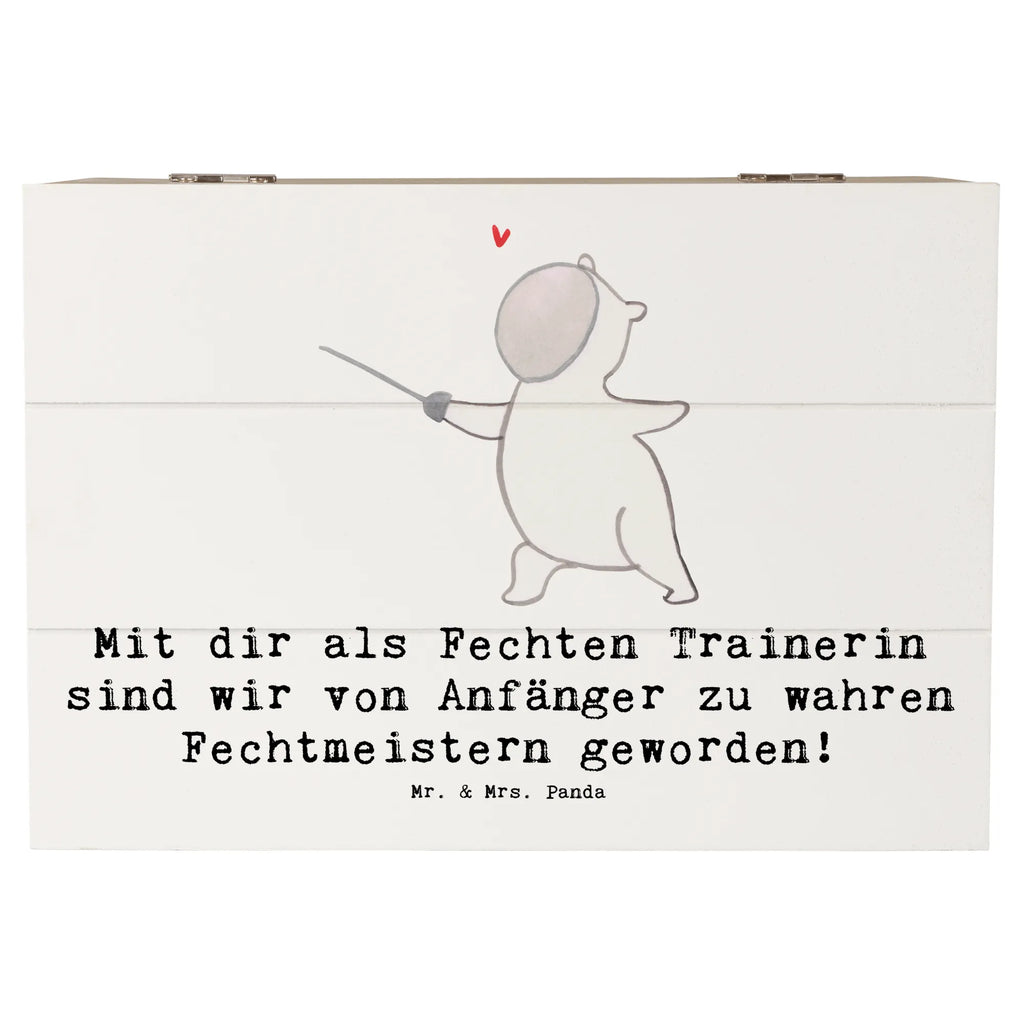 Holzkiste Fechten Trainerin Meister Aufbewahrungsbox, Truhe, Holzkiste, XXL, Schatzkiste, Geschenkbox, Schatulle, Erinnerungskiste, Erinnerungsbox, Geschenkdose, Kiste, Dekokiste, Geschenk, Sport, Sportart, Hobby, Schenken, Danke, Dankeschön, Auszeichnung, Gewinn, Sportler