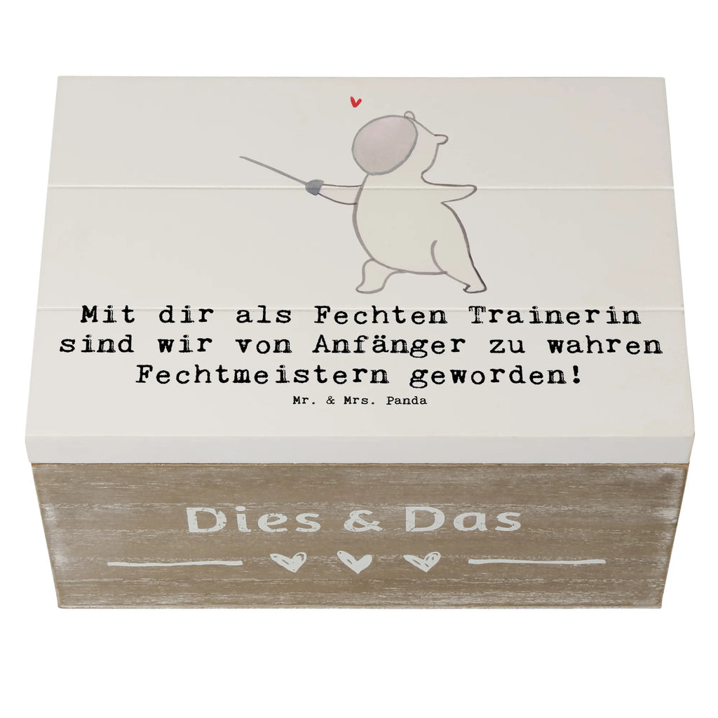 Holzkiste Fechten Trainerin Meister Aufbewahrungsbox, Truhe, Holzkiste, XXL, Schatzkiste, Geschenkbox, Schatulle, Erinnerungskiste, Erinnerungsbox, Geschenkdose, Kiste, Dekokiste, Geschenk, Sport, Sportart, Hobby, Schenken, Danke, Dankeschön, Auszeichnung, Gewinn, Sportler
