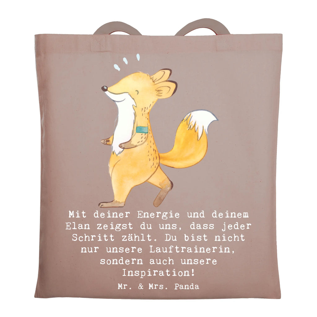 Tragetasche Lauftrainerin Inspiration Einkaufstüte, Laptoptasche, Tragetasche, Einkaufstasche, Shopper, Stoffbeutel, Jutebeutel, Schultertasche, Badetasche, Beutel, Tasche, Beuteltasche, Jutetasche, Stofftasche, Strandtasche, Umhängetasche, Geschenk, Sport, Sportart, Hobby, Schenken, Danke, Dankeschön, Auszeichnung, Gewinn, Sportler