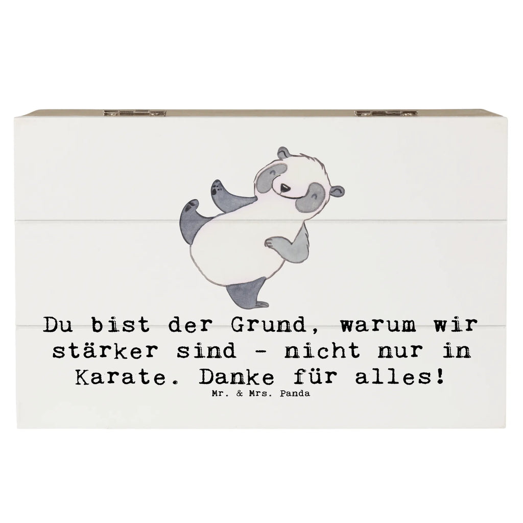 Holzkiste Karate Trainerin Stärke XXL, Geschenkdose, Erinnerungskiste, Holzkiste, Dekokiste, Erinnerungsbox, Schatzkiste, Schatulle, Kiste, Geschenkbox, Truhe, Aufbewahrungsbox, Geschenk, Sport, Sportart, Hobby, Schenken, Danke, Dankeschön, Auszeichnung, Gewinn, Sportler
