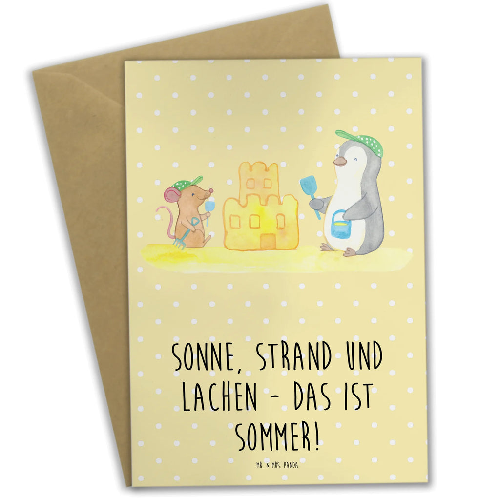 Greetings card Sonne, Strand und Lachen - das ist Sommer! Einladungskarte, Karte, Hochzeitskarte, Grußkarte, Glückwunschkarte, Ansichtskarten, Geburtstagskarte, Klappkarte, Sommer, Sommermotive, Urlaubsmotive, Produkte für Urlauber, Sommer Produkte
