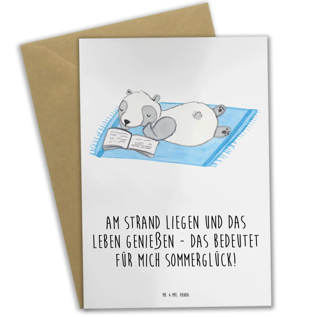 Greetings card Am Strand liegen und das Leben genießen - das bedeutet für mich Sommerglück! Ansichtskarten, Karte, Geburtstagskarte, Einladungskarte, Grußkarte, Glückwunschkarte, Hochzeitskarte, Klappkarte, Sommer, Sommermotive, Urlaubsmotive, Produkte für Urlauber, Sommer Produkte
