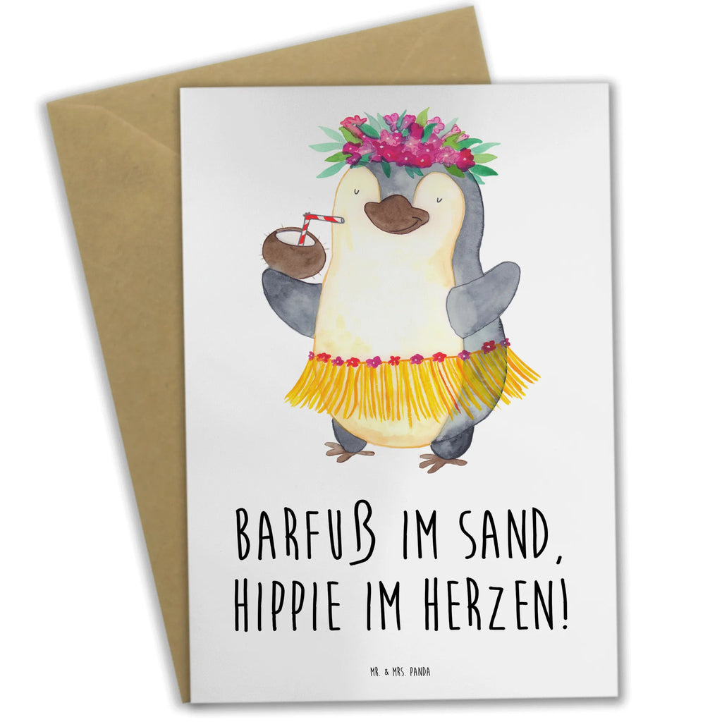 Greetings card Barfuß im Sand, Hippie im Herzen! Hochzeitskarte, Einladungskarte, Klappkarte, Geburtstagskarte, Ansichtskarten, Karte, Grußkarte, Glückwunschkarte, Sommer, Sommermotive, Urlaubsmotive, Produkte für Urlauber, Sommer Produkte