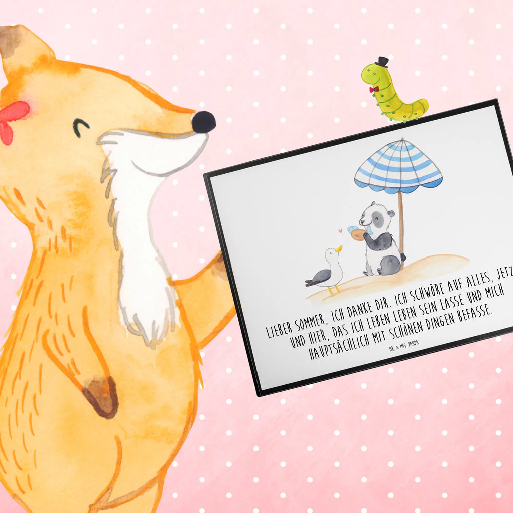 Schreibtischunterlage Lieber Sommer Schreibtisch Unterlagen, Bürobedarf, Schreibwaren, Schreibtischunterlage Groß, Schreibunterlage, Schreibtischauflage, Büroartikel, Sommer, Sommermotive, Urlaubsmotive, Produkte für Urlauber, Sommer Produkte