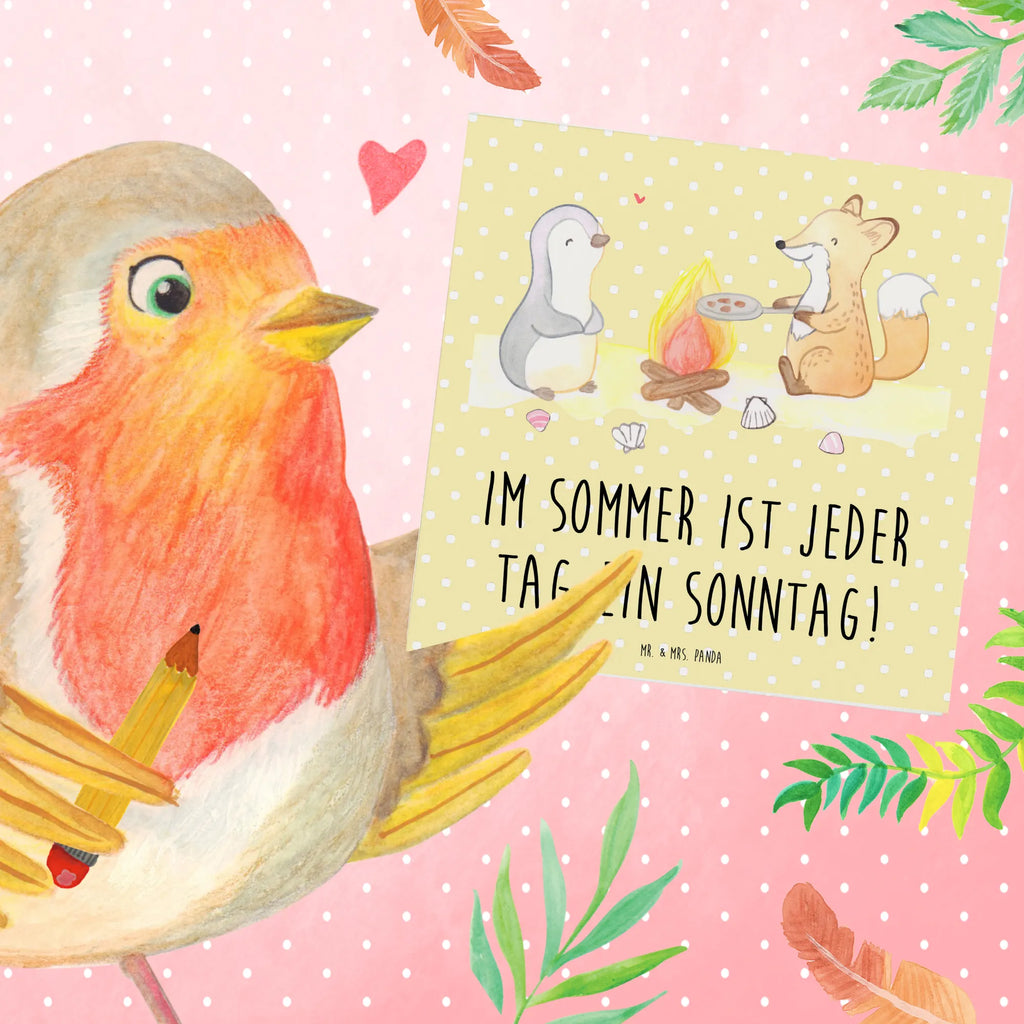Deluxe Card Im Sommer ist jeder Tag ein Sonntag! Einladungskarte, Karte, Klappkarte, Geburtstagskarte, Hochzeitskarte, Glückwunschkarte, Hochwertige Grußkarte, Hochwertige Klappkarte, Grußkarte, Sommer, Sommermotive, Urlaubsmotive, Produkte für Urlauber, Sommer Produkte