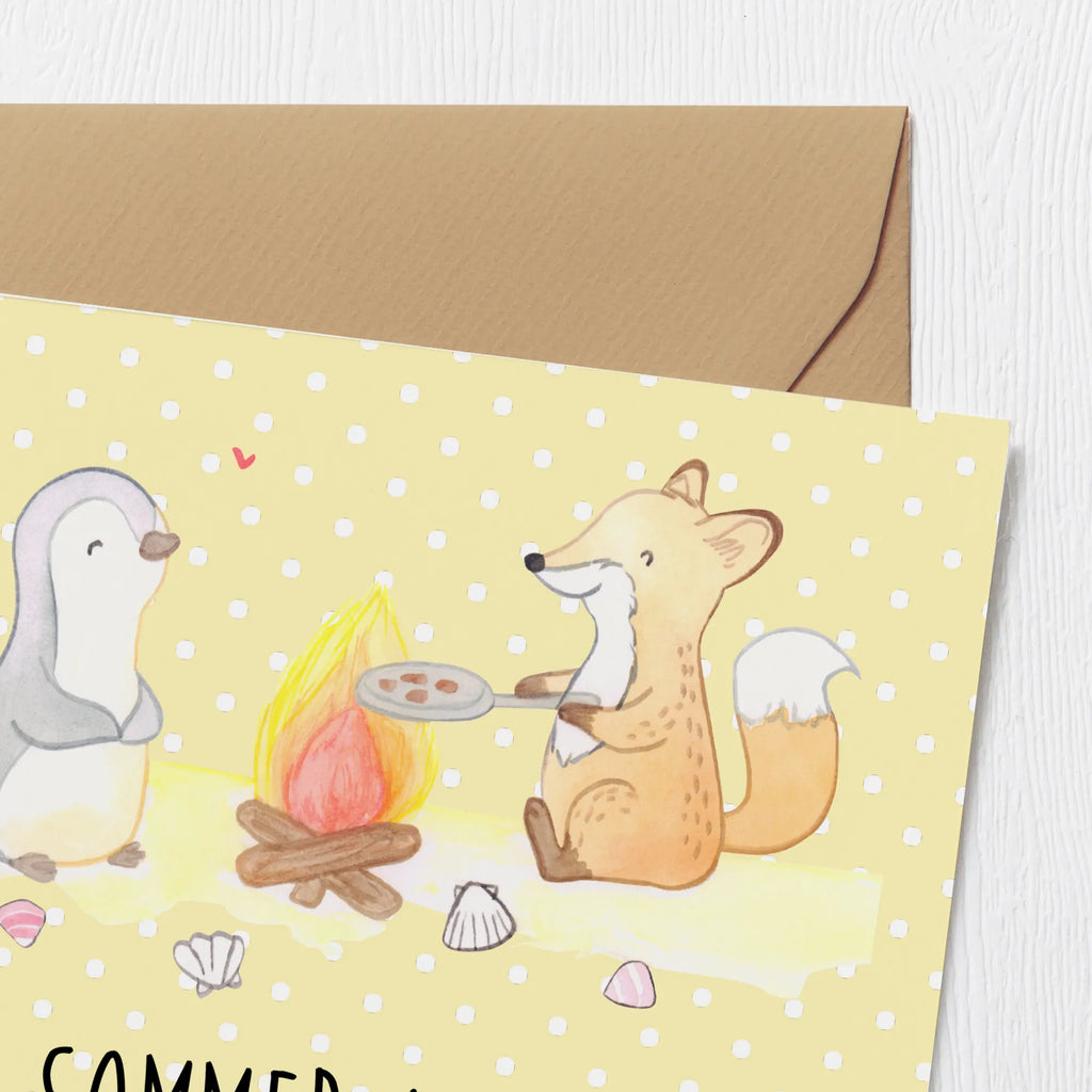 Deluxe Card Im Sommer ist jeder Tag ein Sonntag! Einladungskarte, Karte, Klappkarte, Geburtstagskarte, Hochzeitskarte, Glückwunschkarte, Hochwertige Grußkarte, Hochwertige Klappkarte, Grußkarte, Sommer, Sommermotive, Urlaubsmotive, Produkte für Urlauber, Sommer Produkte