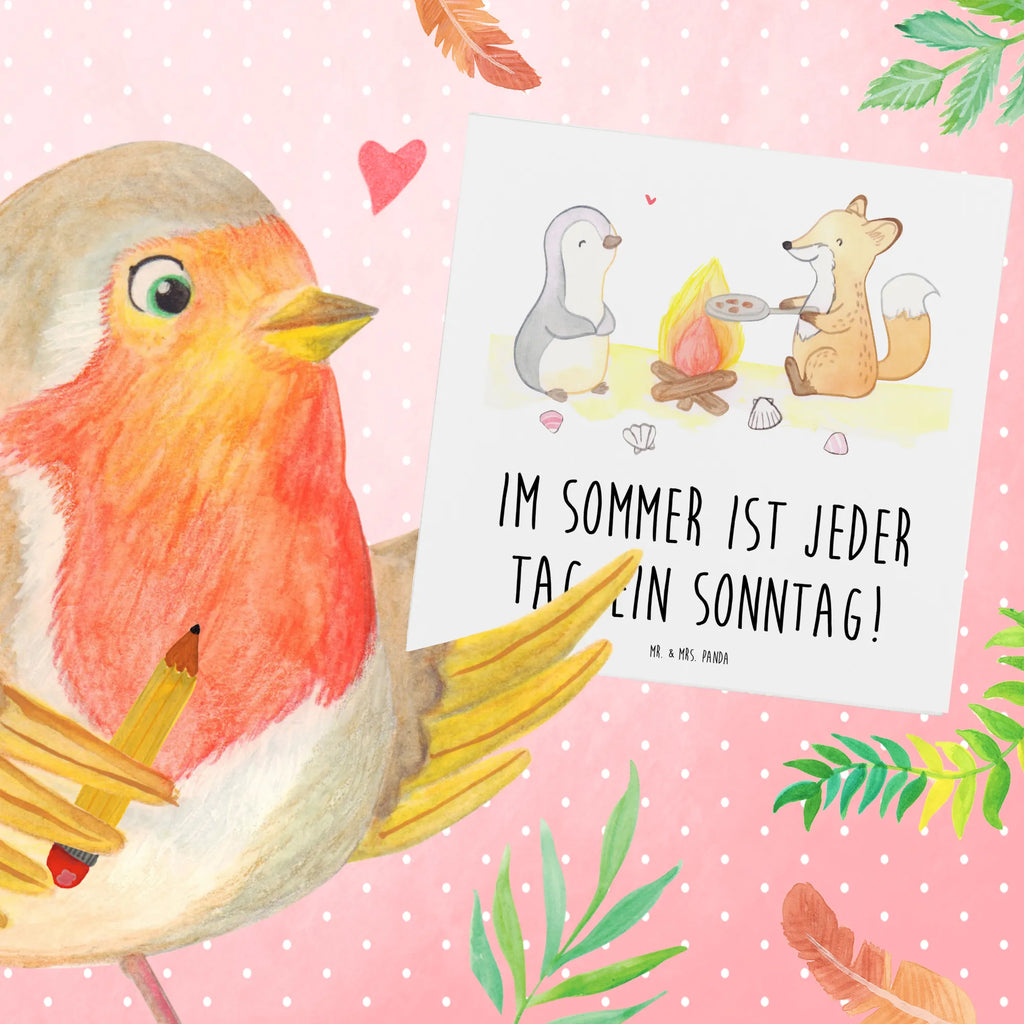 Deluxe Card Im Sommer ist jeder Tag ein Sonntag! Einladungskarte, Karte, Klappkarte, Geburtstagskarte, Hochzeitskarte, Glückwunschkarte, Hochwertige Grußkarte, Hochwertige Klappkarte, Grußkarte, Sommer, Sommermotive, Urlaubsmotive, Produkte für Urlauber, Sommer Produkte