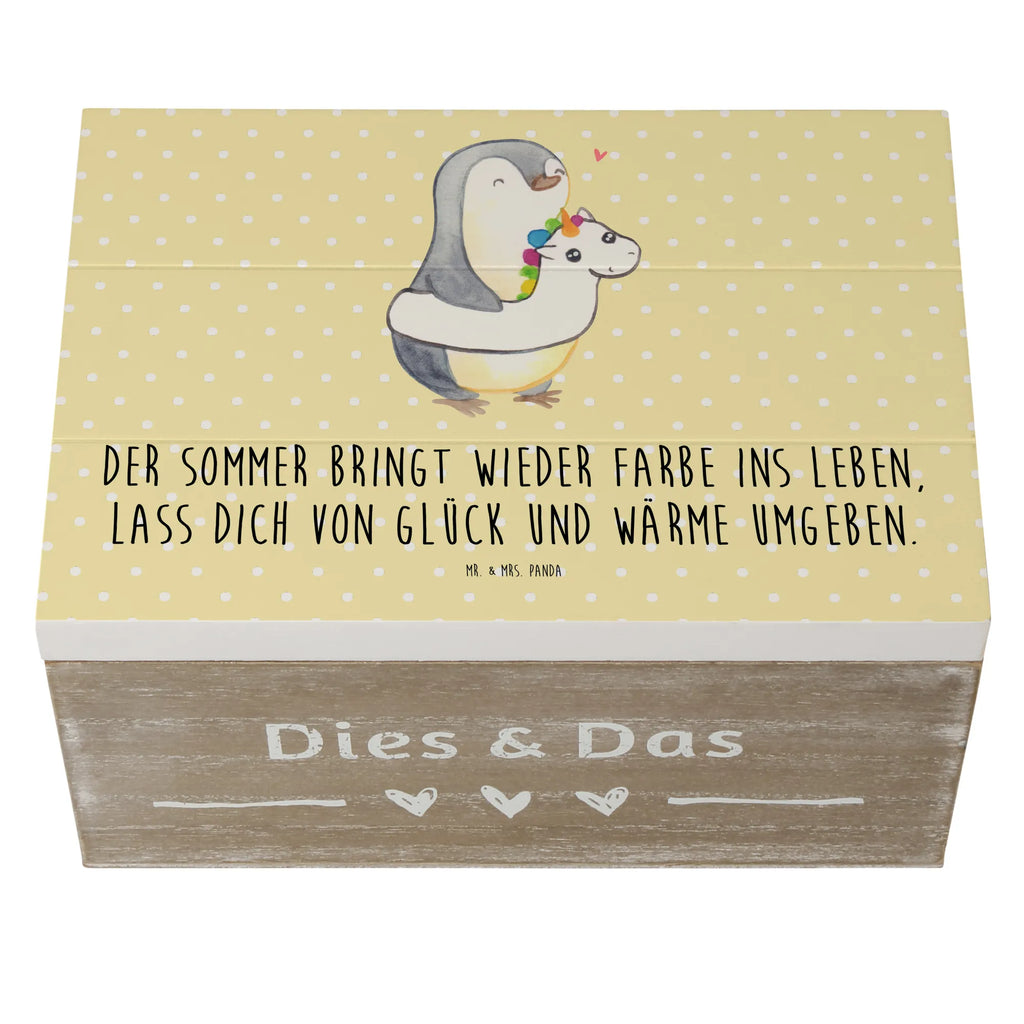 Holzkiste Sommerfarben Aufbewahrungsbox, Erinnerungskiste, Dekokiste, Schatzkiste, XXL, Geschenkdose, Holzkiste, Truhe, Erinnerungsbox, Geschenkbox, Kiste, Schatulle, Sommer, Sommermotive, Urlaubsmotive, Produkte für Urlauber, Sommer Produkte