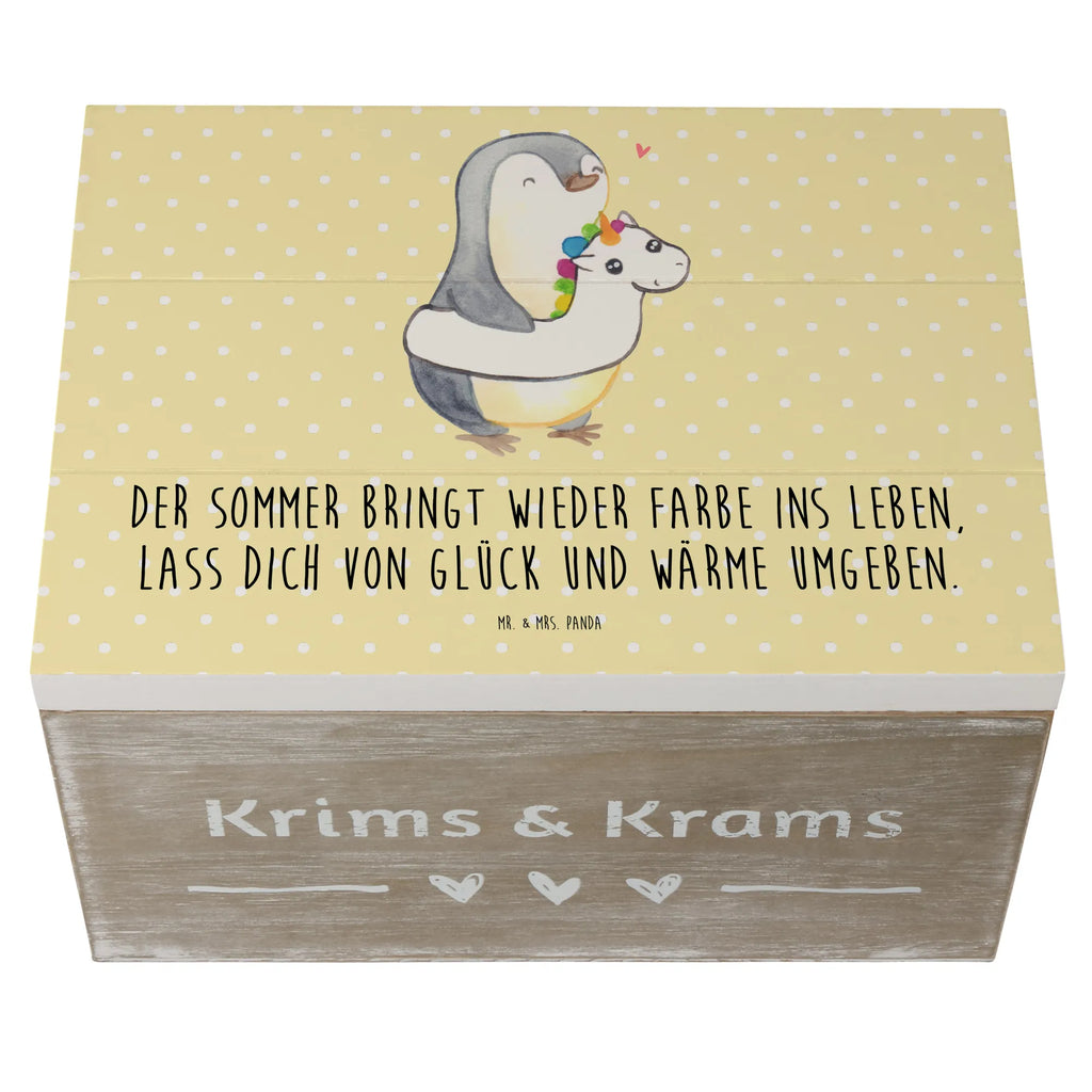 Holzkiste Sommerfarben Aufbewahrungsbox, Erinnerungskiste, Dekokiste, Schatzkiste, XXL, Geschenkdose, Holzkiste, Truhe, Erinnerungsbox, Geschenkbox, Kiste, Schatulle, Sommer, Sommermotive, Urlaubsmotive, Produkte für Urlauber, Sommer Produkte