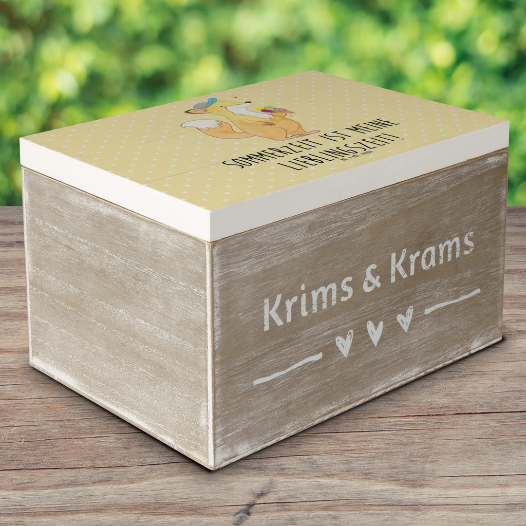 Holzkiste Sommer Freude Geschenkdose, Geschenkbox, Schatulle, Erinnerungskiste, Dekokiste, Erinnerungsbox, Schatzkiste, Kiste, Holzkiste, Truhe, Aufbewahrungsbox, XXL, Sommer, Sommermotive, Urlaubsmotive, Produkte für Urlauber, Sommer Produkte