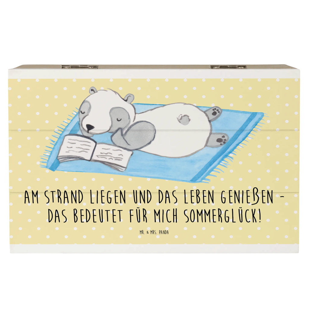 Holzkiste Sommerglück Geschenkbox, Geschenkdose, Holzkiste, Kiste, Aufbewahrungsbox, XXL, Dekokiste, Schatulle, Schatzkiste, Erinnerungskiste, Erinnerungsbox, Truhe, Sommer, Sommermotive, Urlaubsmotive, Produkte für Urlauber, Sommer Produkte