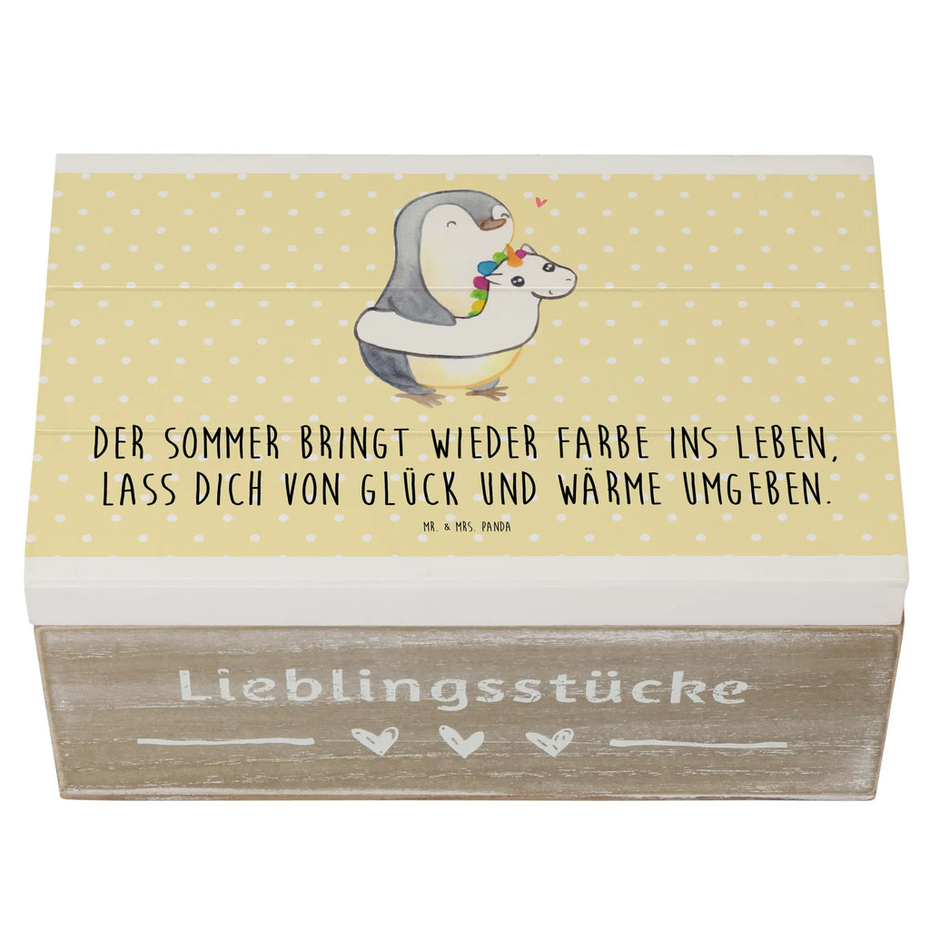 Holzkiste Sommerfarben Aufbewahrungsbox, Erinnerungskiste, Dekokiste, Schatzkiste, XXL, Geschenkdose, Holzkiste, Truhe, Erinnerungsbox, Geschenkbox, Kiste, Schatulle, Sommer, Sommermotive, Urlaubsmotive, Produkte für Urlauber, Sommer Produkte