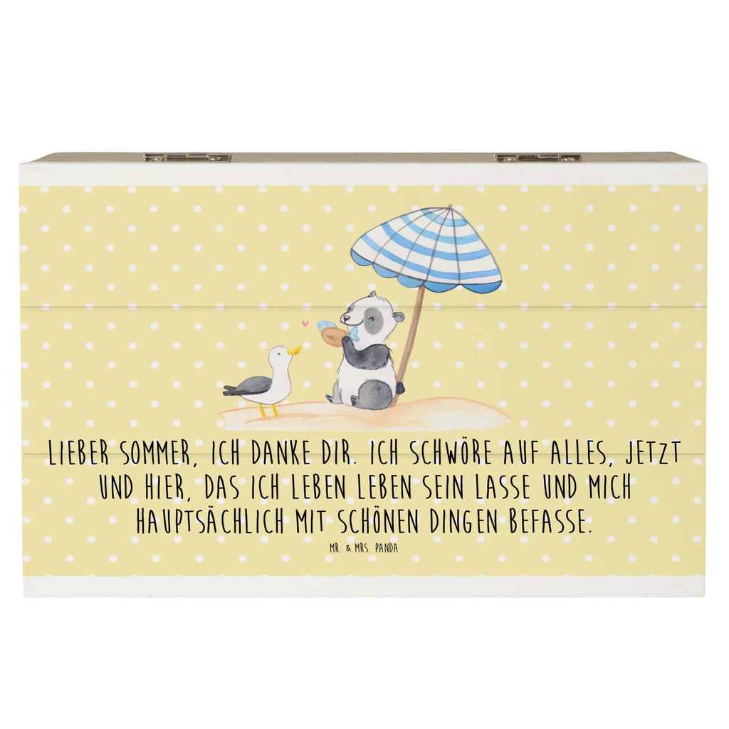 Holzkiste Lieber Sommer Aufbewahrungsbox, Dekokiste, Geschenkbox, Truhe, Holzkiste, Geschenkdose, Erinnerungsbox, Schatzkiste, Kiste, XXL, Erinnerungskiste, Schatulle, Sommer, Sommermotive, Urlaubsmotive, Produkte für Urlauber, Sommer Produkte
