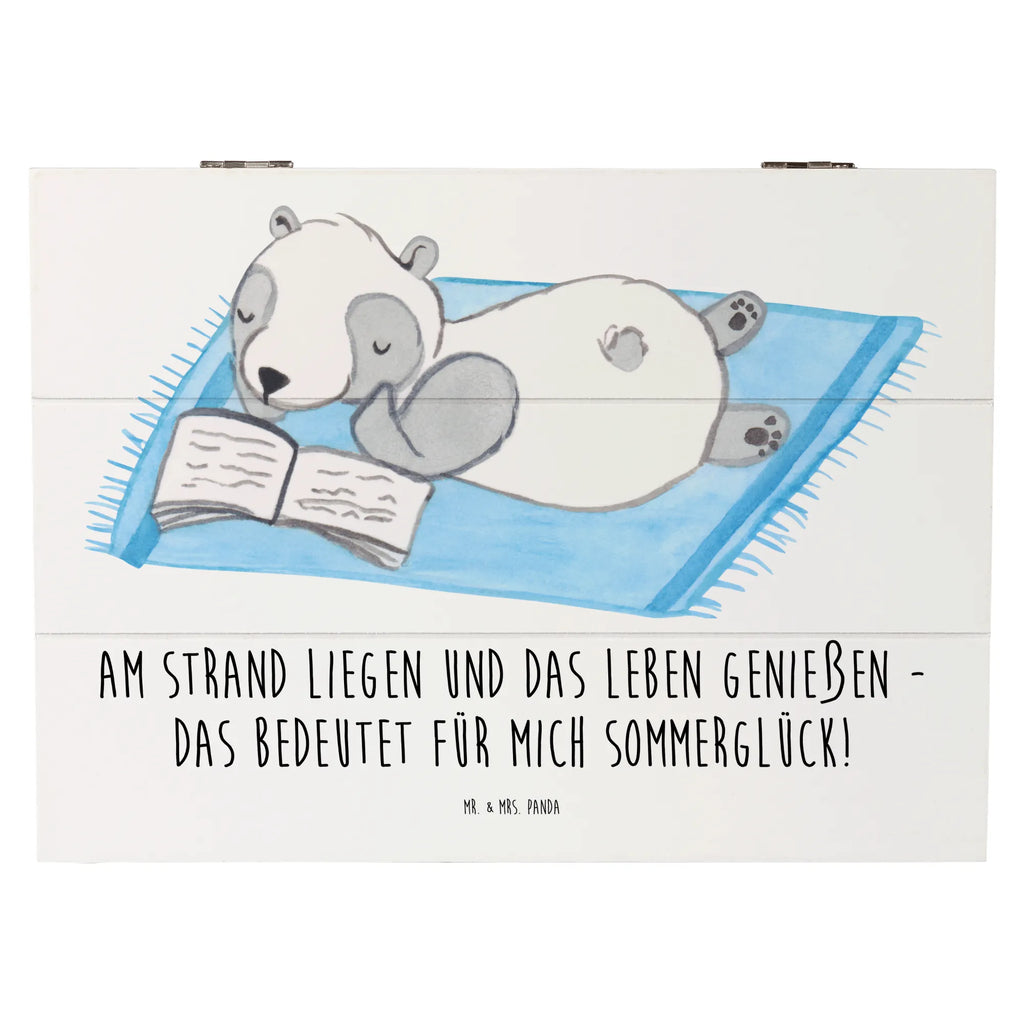 Holzkiste Sommerglück Geschenkbox, Geschenkdose, Holzkiste, Kiste, Aufbewahrungsbox, XXL, Dekokiste, Schatulle, Schatzkiste, Erinnerungskiste, Erinnerungsbox, Truhe, Sommer, Sommermotive, Urlaubsmotive, Produkte für Urlauber, Sommer Produkte