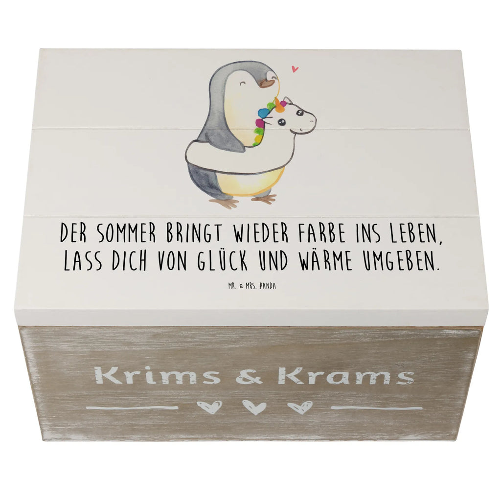 Holzkiste Sommerfarben Aufbewahrungsbox, Erinnerungskiste, Dekokiste, Schatzkiste, XXL, Geschenkdose, Holzkiste, Truhe, Erinnerungsbox, Geschenkbox, Kiste, Schatulle, Sommer, Sommermotive, Urlaubsmotive, Produkte für Urlauber, Sommer Produkte