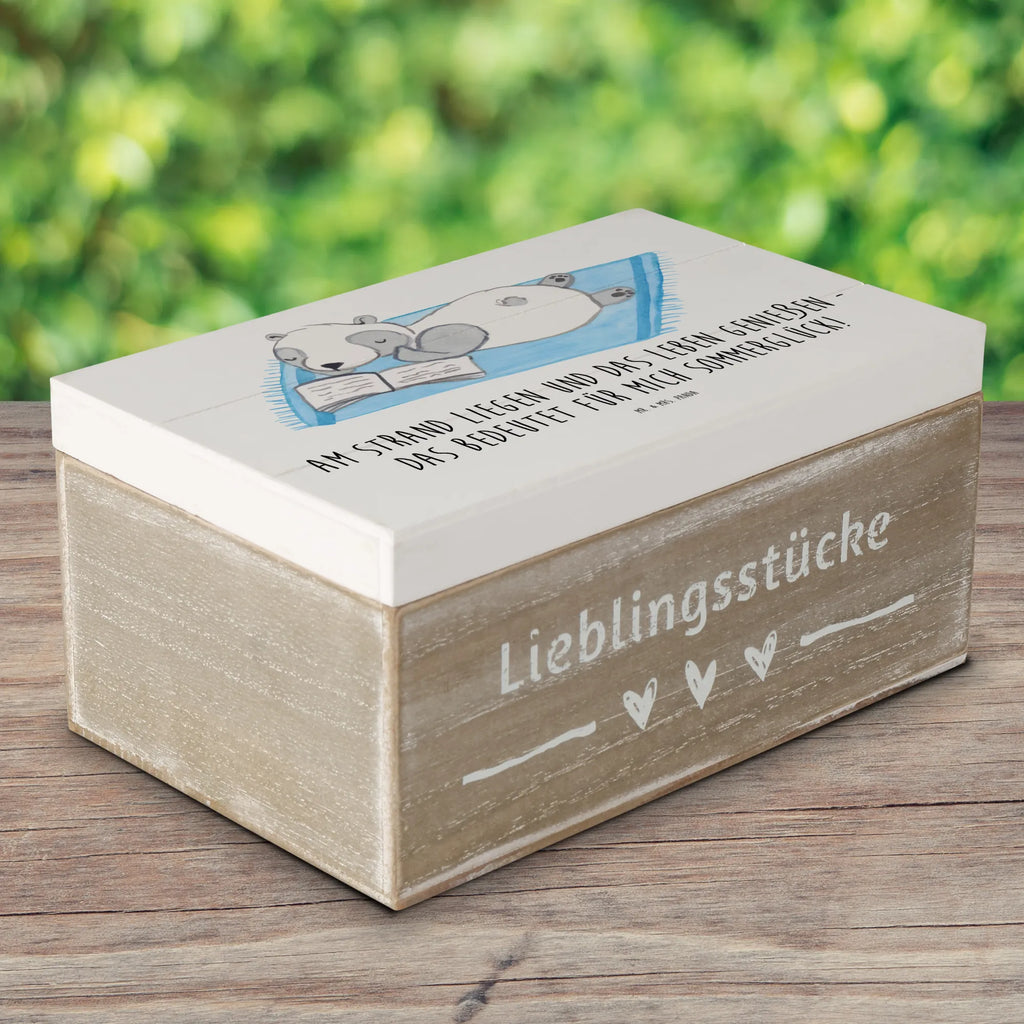 Holzkiste Sommerglück Geschenkbox, Geschenkdose, Holzkiste, Kiste, Aufbewahrungsbox, XXL, Dekokiste, Schatulle, Schatzkiste, Erinnerungskiste, Erinnerungsbox, Truhe, Sommer, Sommermotive, Urlaubsmotive, Produkte für Urlauber, Sommer Produkte