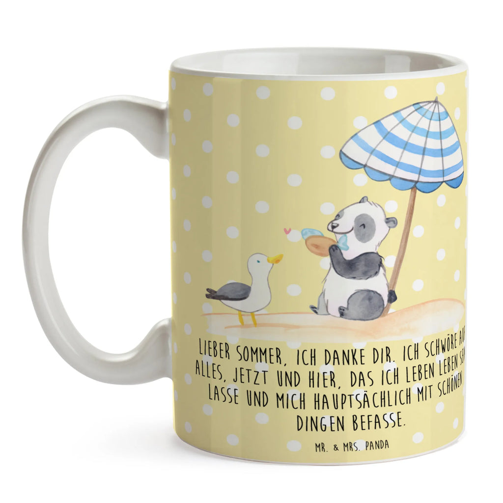 Tasse Lieber Sommer Teetasse, Keramiktasse, Porzellantasse, Tasse mit Zitaten, Tasse mit Motiven, Kaffeetasse, Bürotasse, Geschenktasse, Tasse, Sommer, Sommermotive, Urlaubsmotive, Produkte für Urlauber, Sommer Produkte