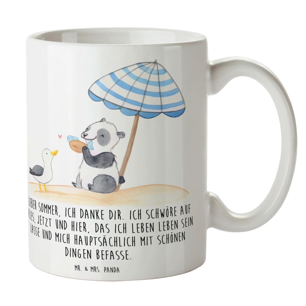 Tasse Lieber Sommer Teetasse, Keramiktasse, Porzellantasse, Tasse mit Zitaten, Tasse mit Motiven, Kaffeetasse, Bürotasse, Geschenktasse, Tasse, Sommer, Sommermotive, Urlaubsmotive, Produkte für Urlauber, Sommer Produkte