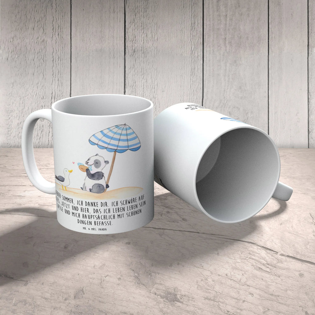 Tasse Lieber Sommer Teetasse, Keramiktasse, Porzellantasse, Tasse mit Zitaten, Tasse mit Motiven, Kaffeetasse, Bürotasse, Geschenktasse, Tasse, Sommer, Sommermotive, Urlaubsmotive, Produkte für Urlauber, Sommer Produkte