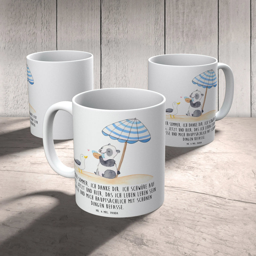 Tasse Lieber Sommer Teetasse, Keramiktasse, Porzellantasse, Tasse mit Zitaten, Tasse mit Motiven, Kaffeetasse, Bürotasse, Geschenktasse, Tasse, Sommer, Sommermotive, Urlaubsmotive, Produkte für Urlauber, Sommer Produkte